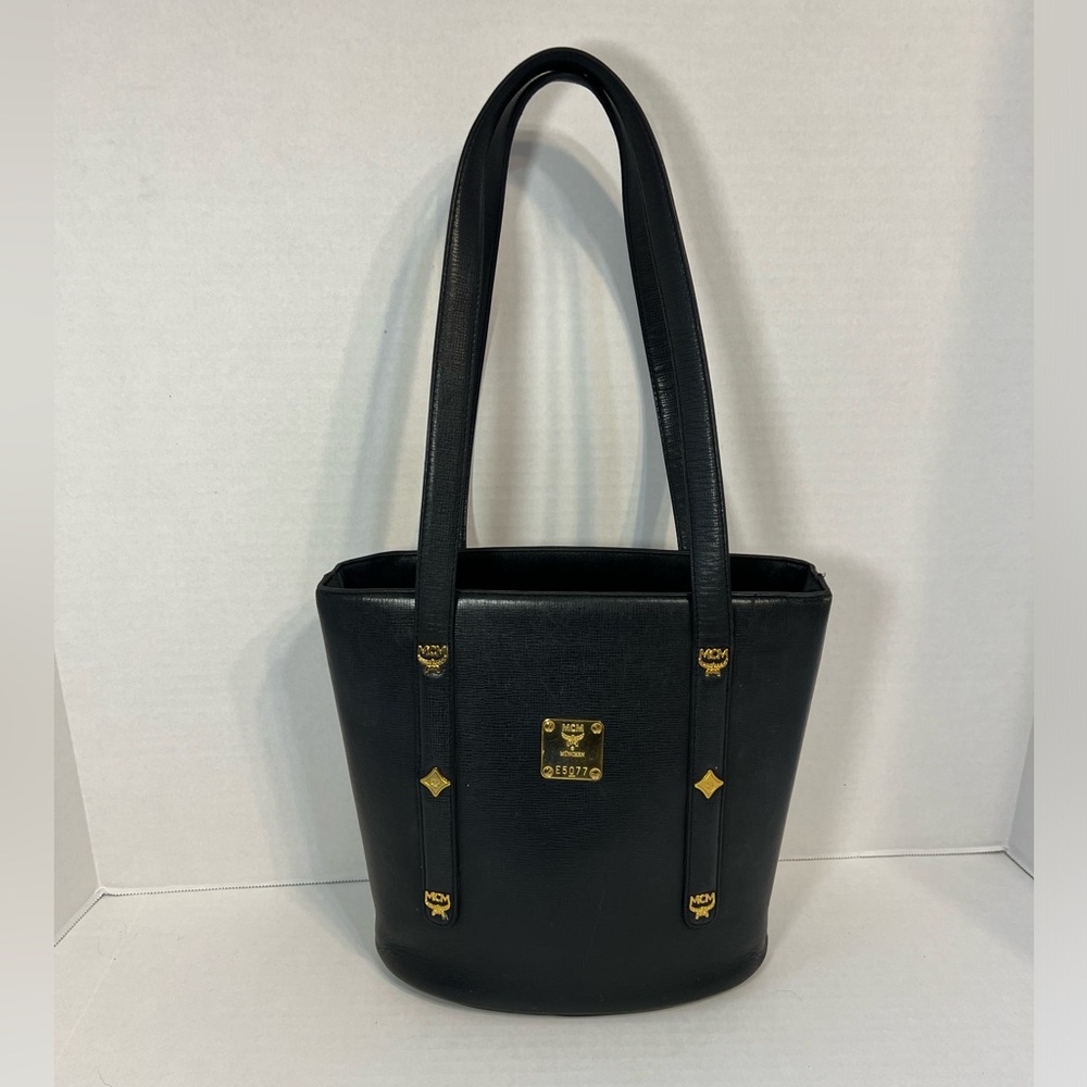 MCM‎ leather tote, bucket, shoulder bag